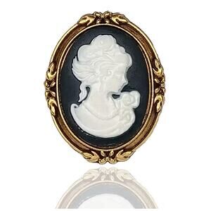 Women’s fashion Queen head portrait Brooch Antique Victorian Vintage Style Pin‎